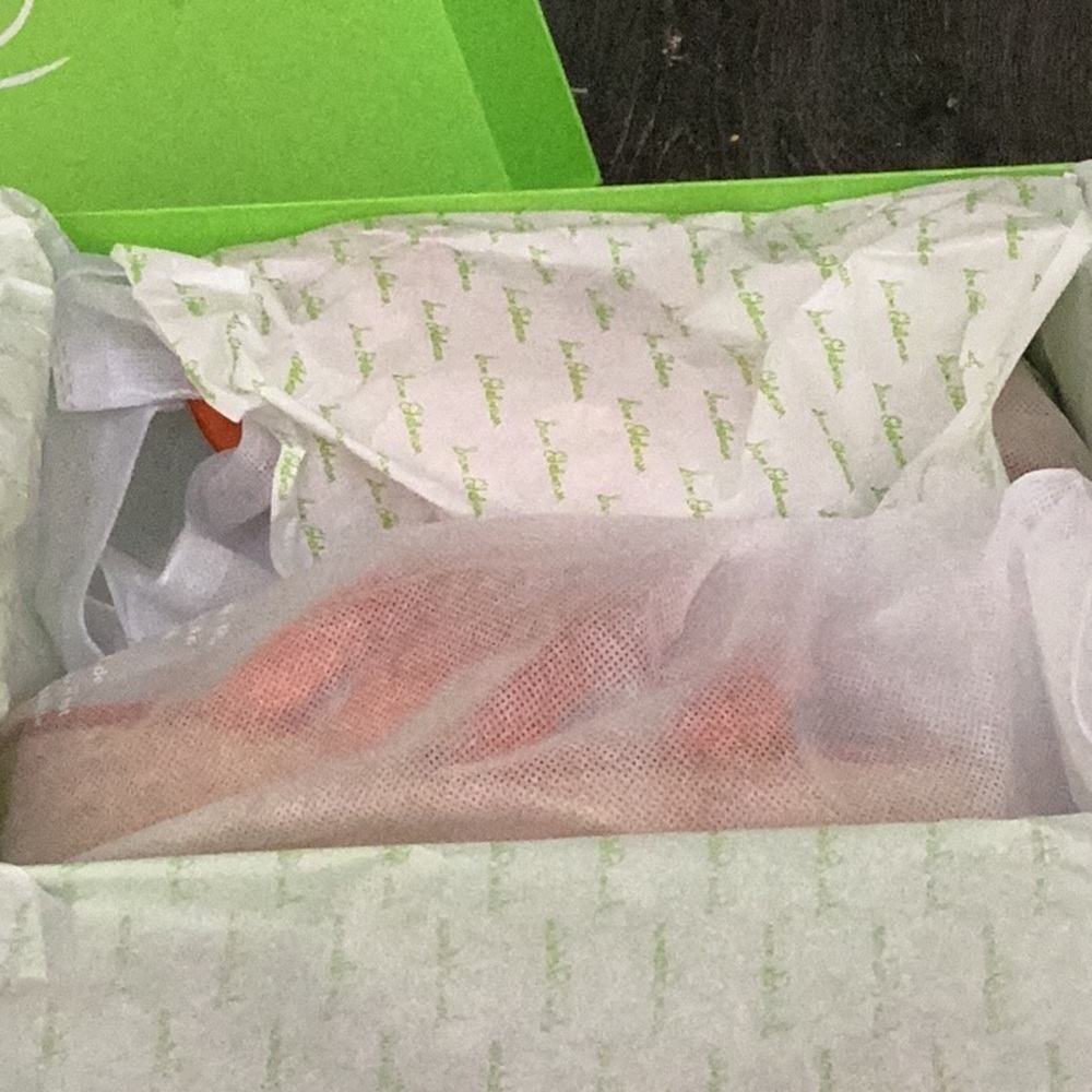 NIB Sam Edelman Size 8 Yuki Platform Wedge‎ Orange Satin Sandals - Picture 5 of 5